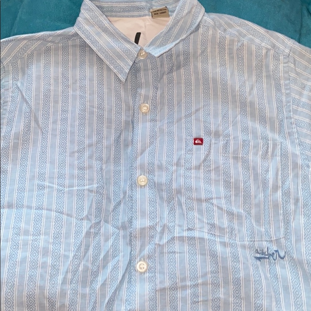Light blue boys button down